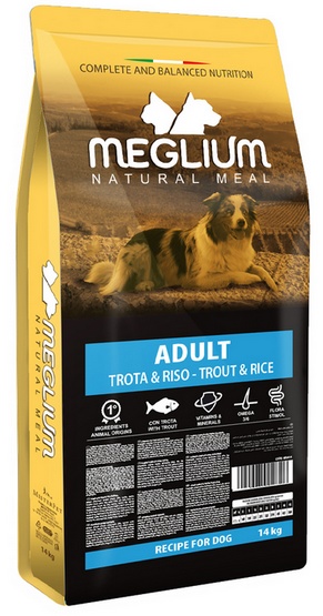 1-1-1.jpg Meglium Dog Adult Trout & Rice 14kg - obrazek 1