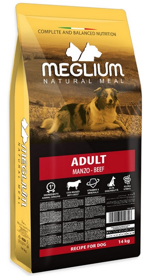 11-1.jpg Meglium Dog Adult Beef 14kg - obrazek 1