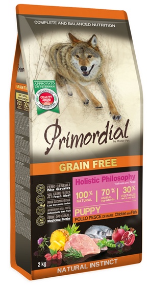 2-11.jpg Primordial Dog Grain Free Puppy Chicken & Sea Fish 2kg - obrazek 1
