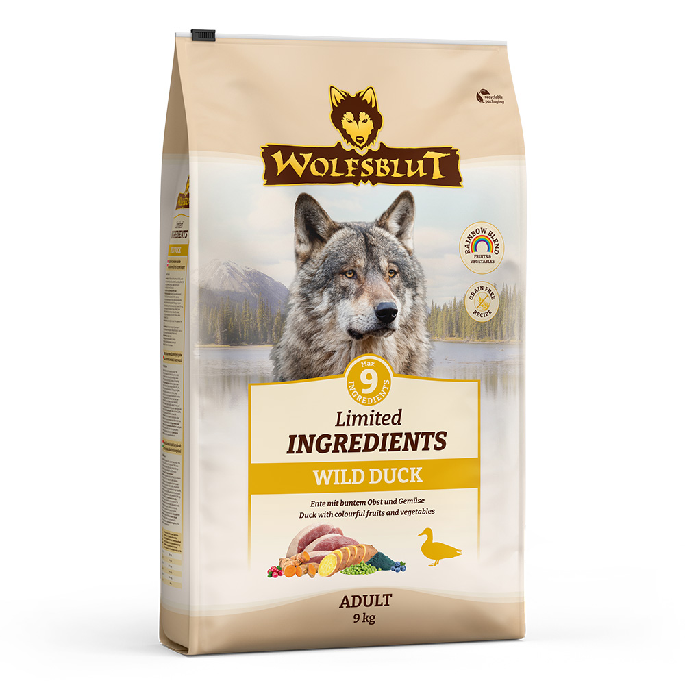 Wolfsblut Dog Limited Ingredients Wild Duck - kaczka i ziemniaki 9kg - obrazek 2