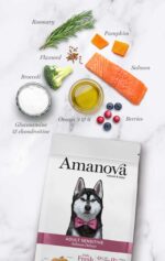 Amanova Dog Adult Sensitive Salmon Deluxe - łosoś 2kg - obrazek 4