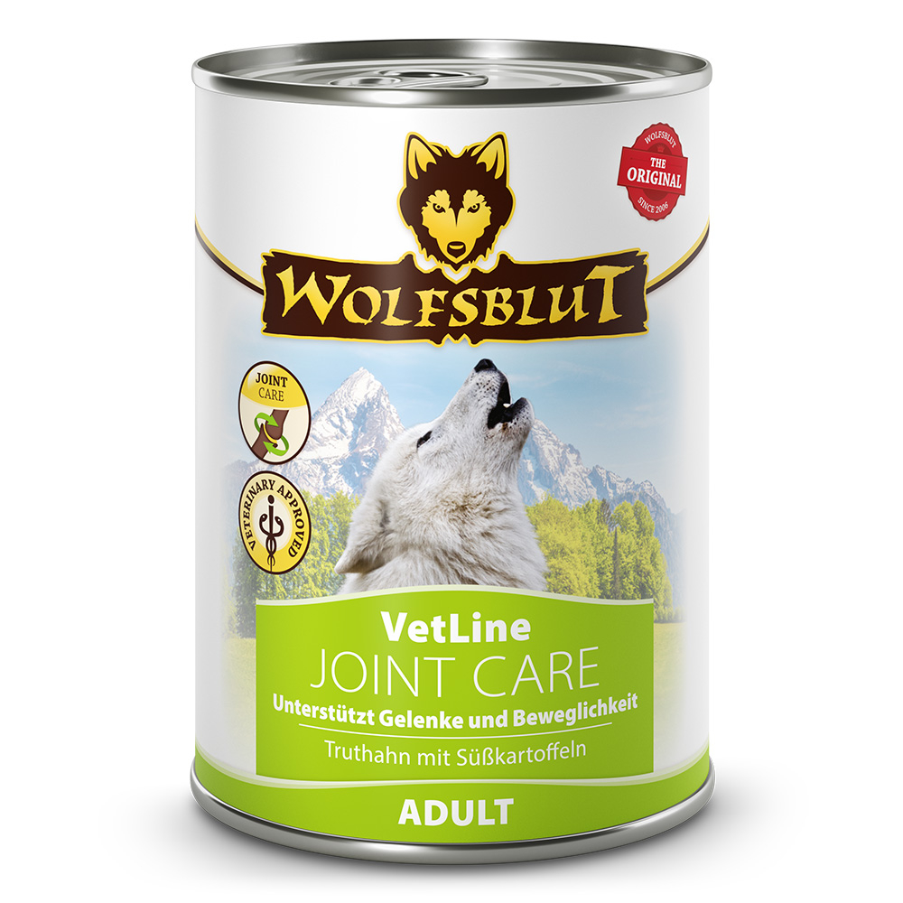 Wolfsblut Dog VetLine Joint Care - indyk i bataty puszka 395g - obrazek 1