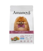 Amanova Dog Adult Mini Sensitive Salmon Deluxe - Łosoś 7kg - obrazek 2