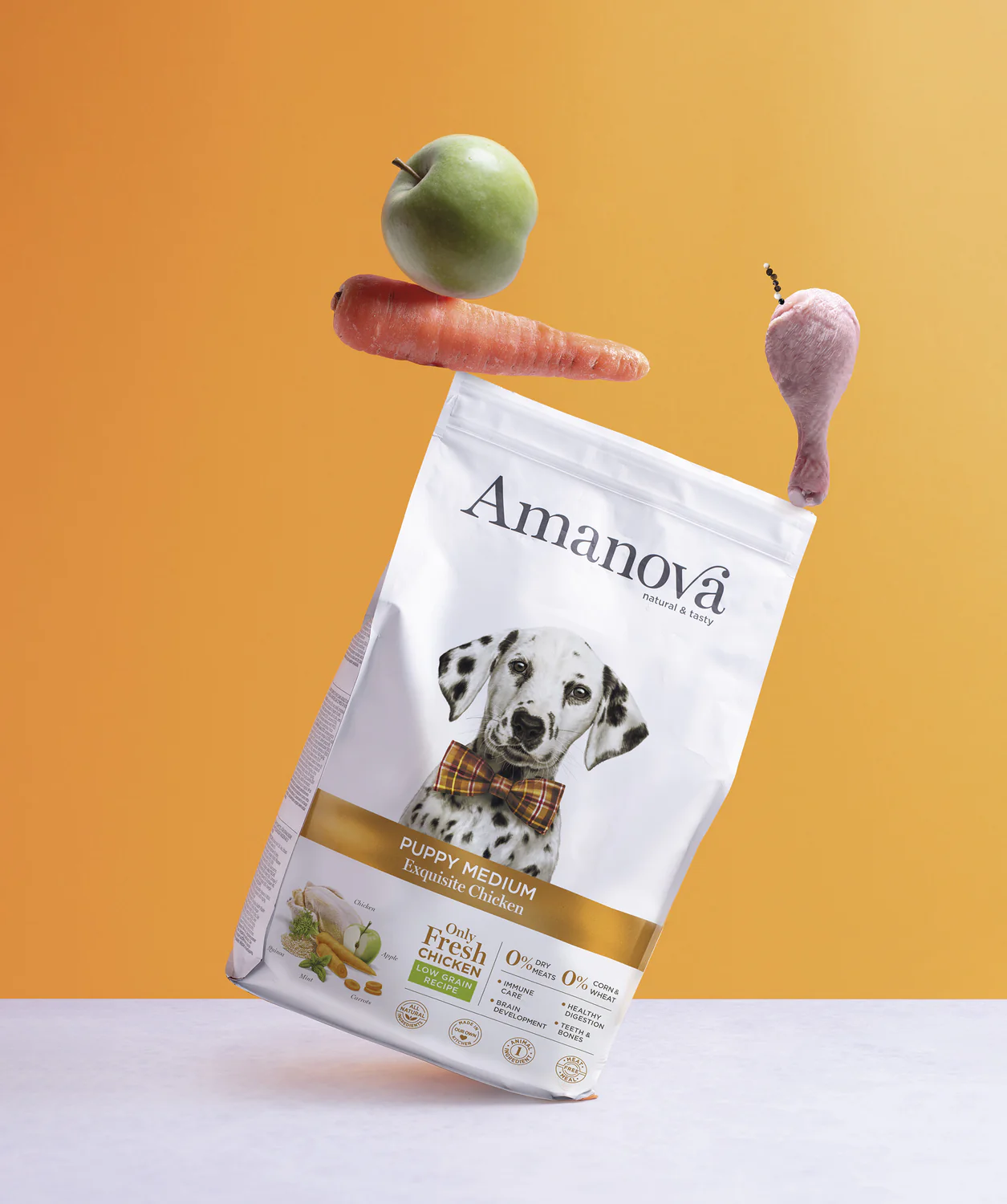 dogpuppymediumchicken.webp Amanova Dog Puppy Medium Exquisite Chicken - kurczak 2kg - obrazek 1