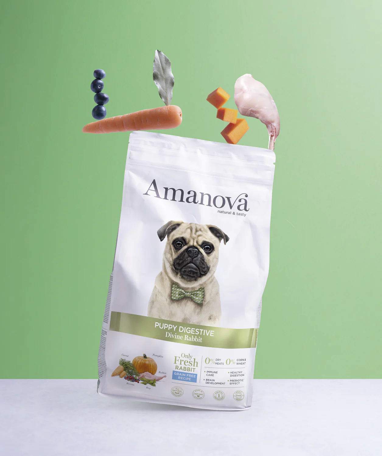 dogpuppyrabbit.webp Amanova Dog Puppy Digestive Divine Rabbit - królik 2kg - obrazek 1