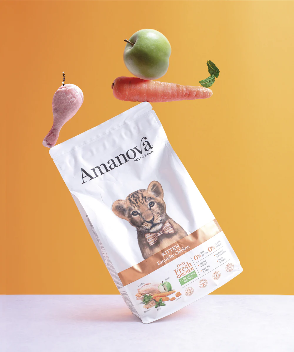kitten_a354ea20-102a-4e93-b5c0-f8390bc284d9.webp Amanova Cat Kitten Exquisite Chicken - kurczak 300g - obrazek 1
