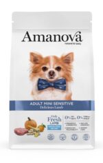 Amanova Dog Adult Mini Sensitive Delicious Lamb - jagnięcina 2kg - obrazek 2