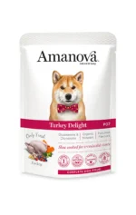 Amanova Dog Adult Turkey Delight - indyk saszetka 300g [P07] - obrazek 4