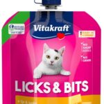 Vitakraft Cat Licks & Bits - Ser i szynka 60g
