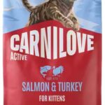 Carnilove Cat Active Salmon & Turkey Kittens - łosoś i indyk 400g