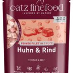 Catz Finefood Feines Filet In Sauce Kurczak i wołowina saszetka 85g