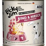 Lucky Jim Classic Adult Wołowina i jeleń puszka 800g