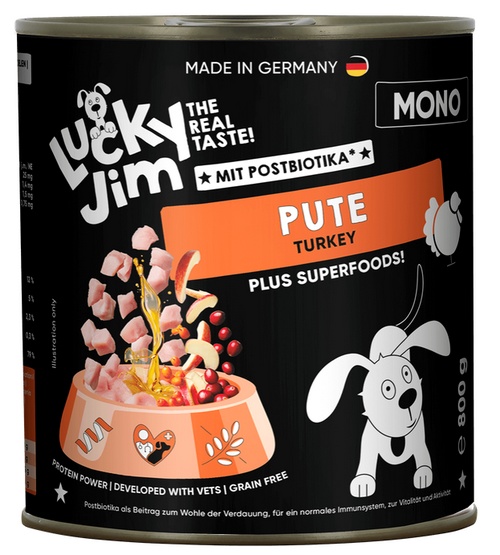 1-68.jpg Lucky Jim Mono Adult Indyk puszka 800g - obrazek 1