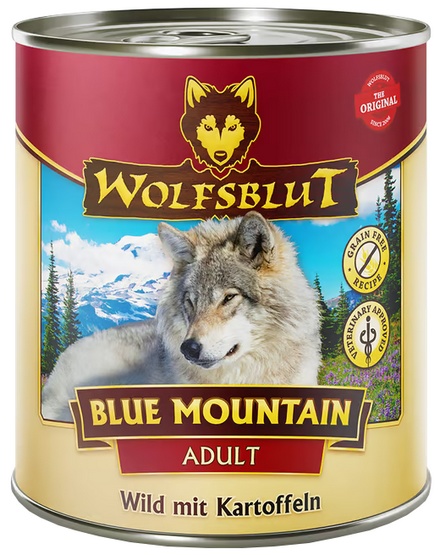 1-7.jpg Wolfsblut Dog Blue Mountain Adult - dziczyzna i ziemniaki puszka 800g - obrazek 1