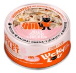 Lucky Lou Extrafood Kurczak i wątróbka z kurczaka w galaretce puszka 70g - obrazek 2