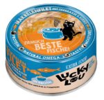 Lucky Lou Extrafood Makrela i dorada w bulionie puszka 70g - obrazek 2