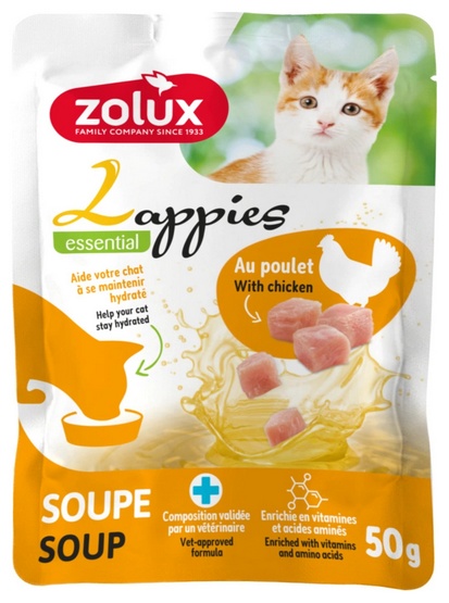 3-19.jpg Zolux Lappies Przysmak dla kota - zupa z kurczakiem 50g - obrazek 1