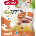 Zolux Lappies Przysmak dla kota - zupa z kaczką 50g
