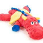 BUBA Smok pluszowy czerwony 34cm [3569]