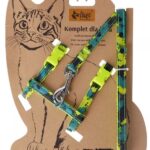 Dingo Komplet dla kota - Smycz i szelki Tropical Splash