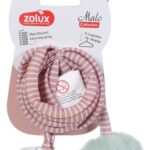 Zolux Zabawka zawieszana dla kota Pompon ze sprężyną Malo 80cm różowy